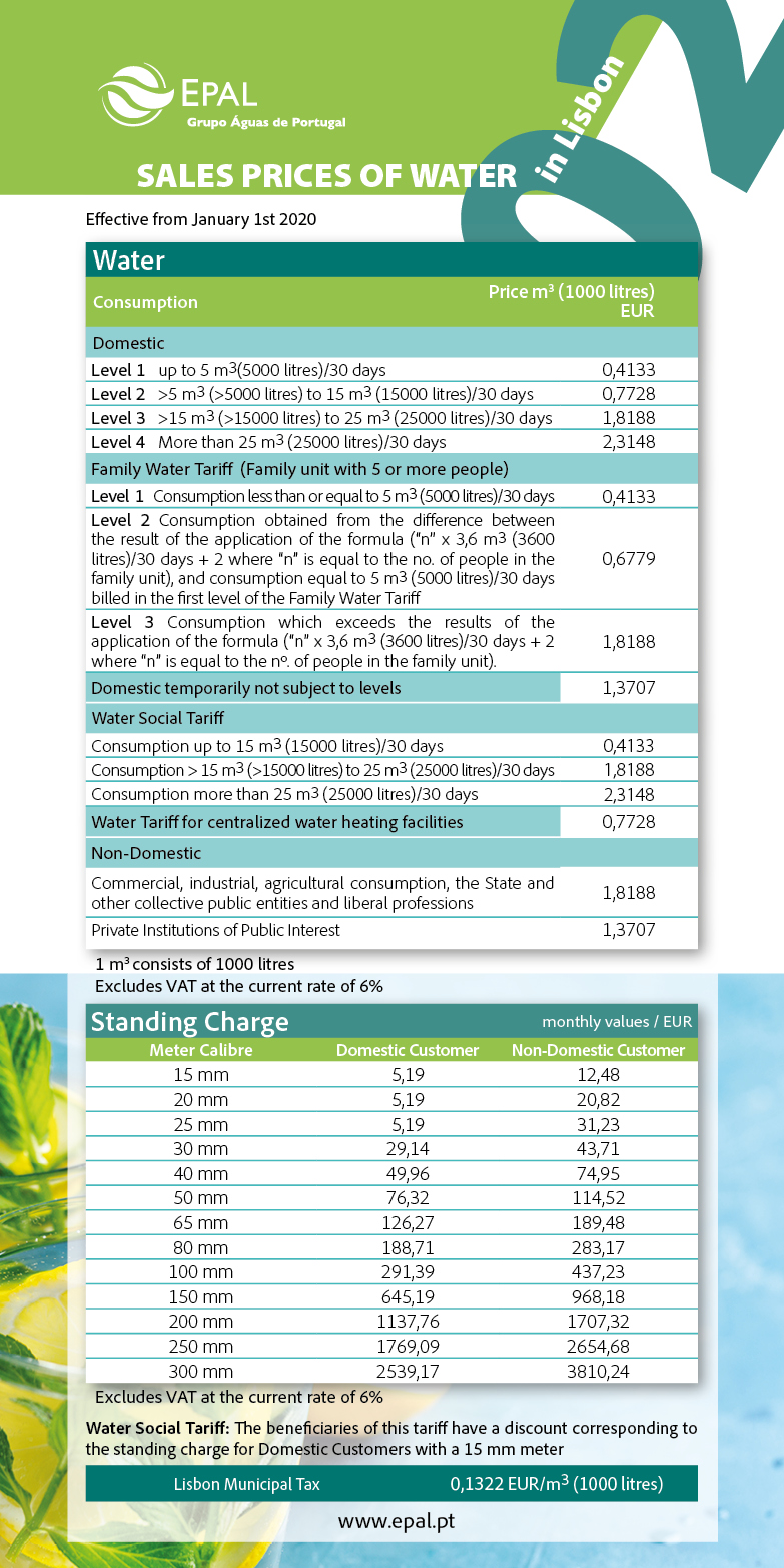 EPAL Empresa Portuguesa das Águas Livres, SA
