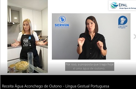 aconchego outono - lingua gestual