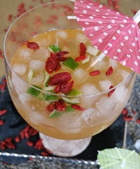 Mocktail - Alegoria de Maça e Lima Verde