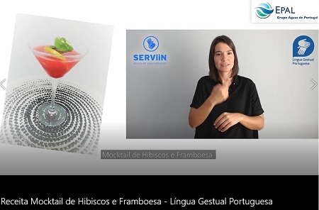 mocktail hisbisco - lingua gestual