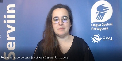 Receita Anisado de Laranja - Língua Gestual Portuguesa